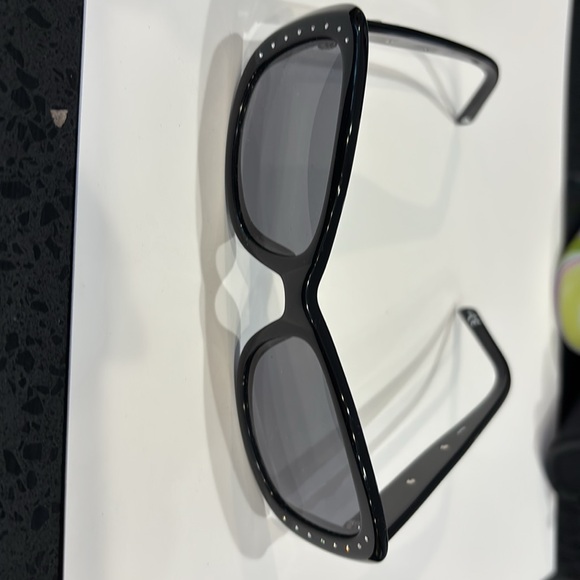 Brighton Black Sunglasses with Studded Detail and Butterfly Design